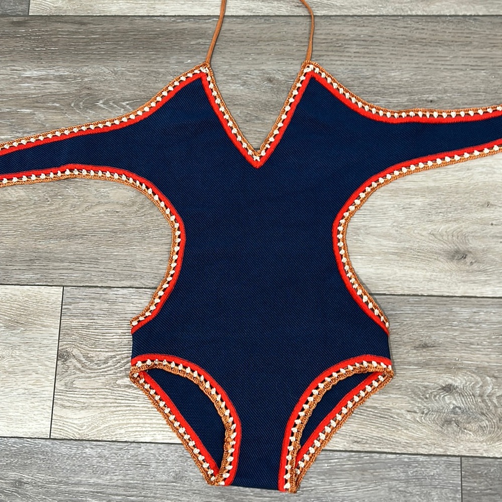 Re/Done Solid & Striped Designer One Piece